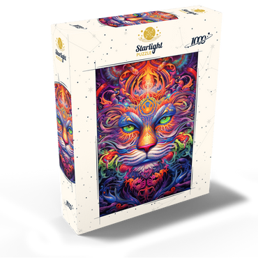Mystical Psychedelic Cat 1000 Jigsaw Puzzle box view2