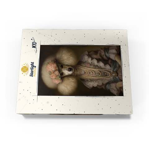 Victorian Poodle shelf 100 Jigsaw Puzzle box view3
