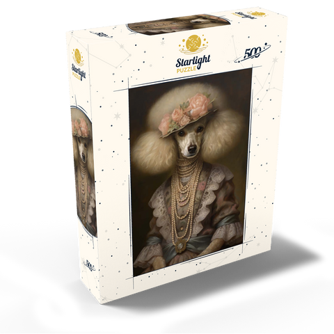 Victorian Poodle shelf 500 Jigsaw Puzzle box view2