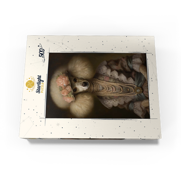 Victorian Poodle shelf 500 Jigsaw Puzzle box view3