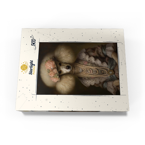 Victorian Poodle shelf 500 Jigsaw Puzzle box view3