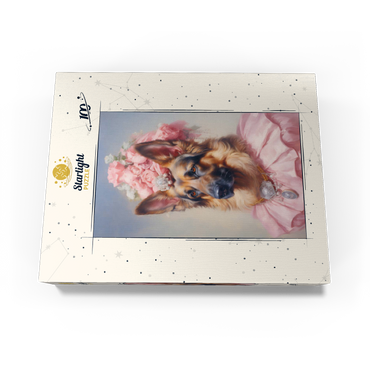 Regal Victorian German Shepherd Portrait 100 Jigsaw Puzzle box view3