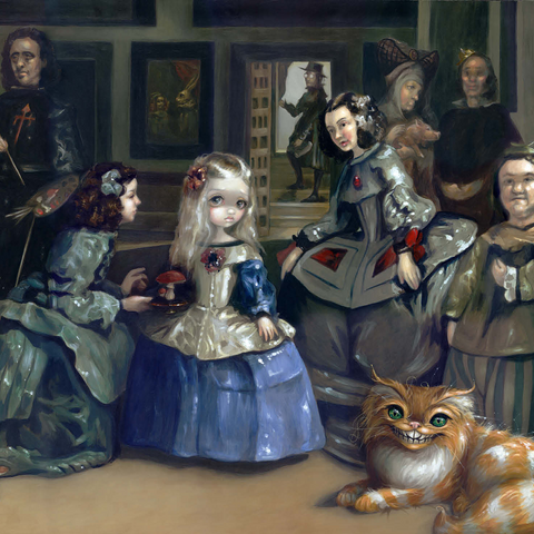 Alice and Las Meninas 1000 Jigsaw Puzzle 3D Modell