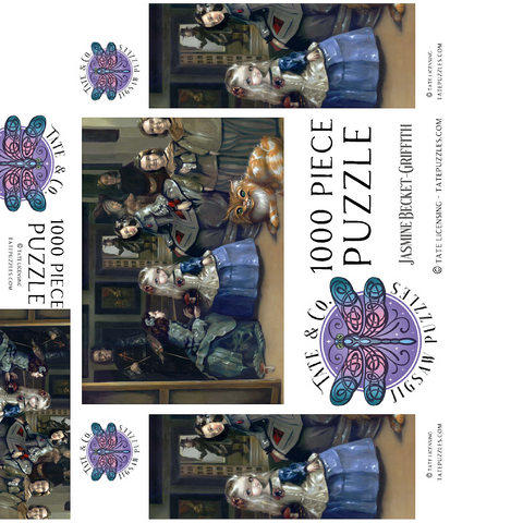 Alice and Las Meninas 1000 Jigsaw Puzzle box 3D Modell