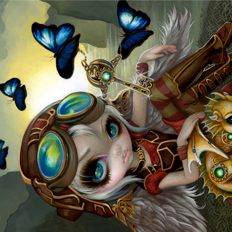 Clockwork Dragonling 1000 Jigsaw Puzzle 3D Modell