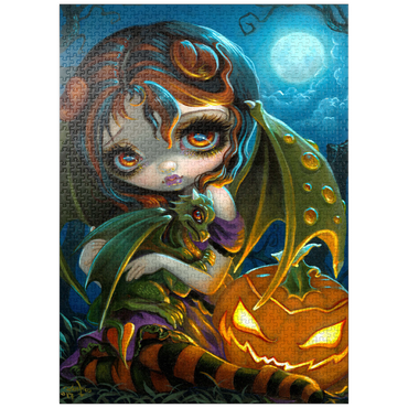 puzzleplate Halloween Dragonling 1000 Jigsaw Puzzle