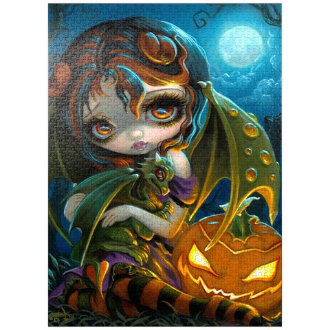 puzzleplate Halloween Dragonling 1000 Jigsaw Puzzle