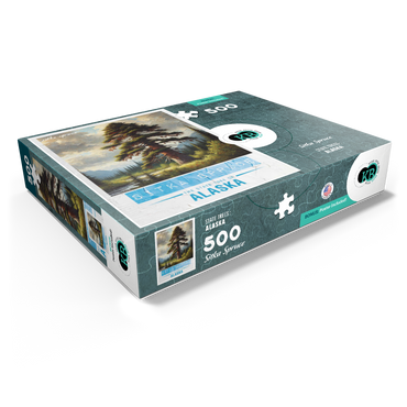 State Trees Series: Alaska, Sitka Spruce 500 Jigsaw Puzzle box view1