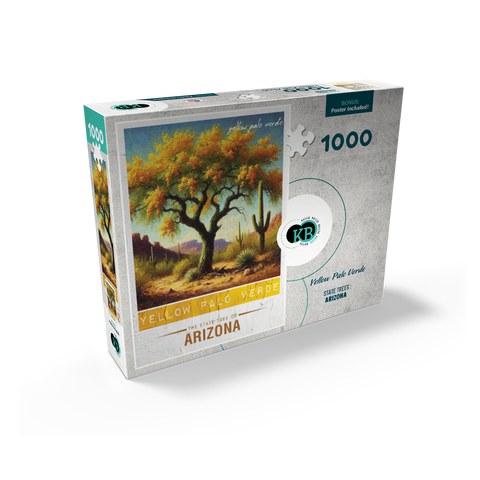 State Trees Series: Arizona, Yellow Palo Verde 1000 Jigsaw Puzzle box view2