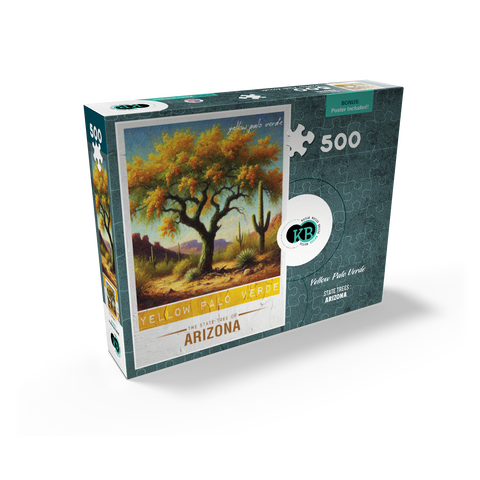 State Trees Series: Arizona, Yellow Palo Verde 500 Jigsaw Puzzle box view2
