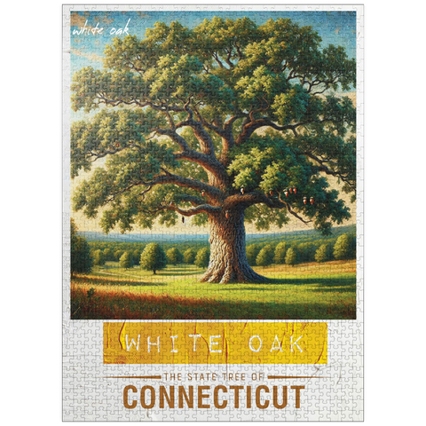 puzzleplate State Trees Series: Connecticut, White Oak 1000 Jigsaw Puzzle