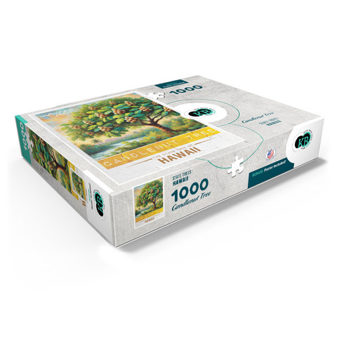 State Trees Series: Hawaii, Candlenut Tree 1000 Jigsaw Puzzle box view1