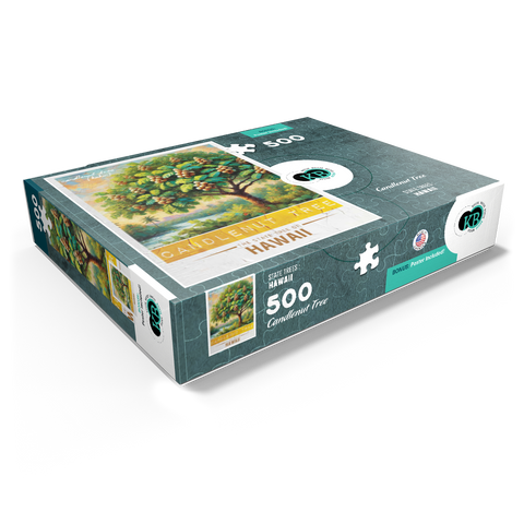 State Trees Series: Hawaii, Candlenut Tree 500 Jigsaw Puzzle box view1