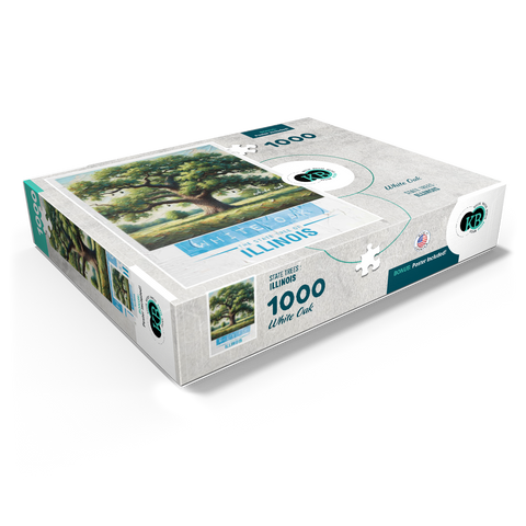 State Trees Series: Illinois, White Oak 1000 Jigsaw Puzzle box view1