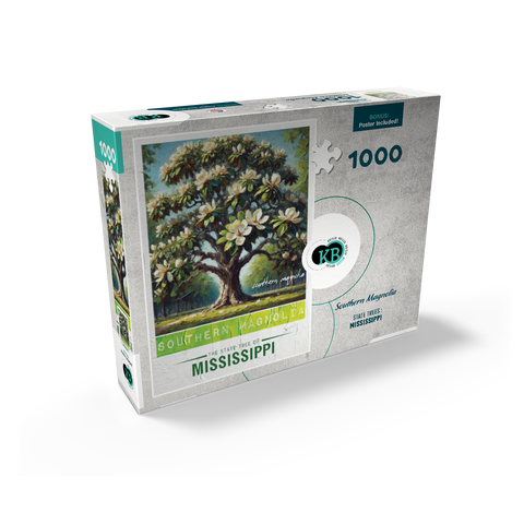 State Trees Series: Mississippi, Southern Magnolia 1000 Jigsaw Puzzle box view2