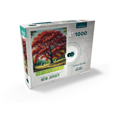 State Trees Series: New Jersey, Northern Red Oak 1000 Jigsaw Puzzle box view2