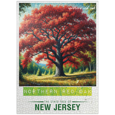 puzzleplate State Trees Series: New Jersey, Northern Red Oak 1000 Jigsaw Puzzle