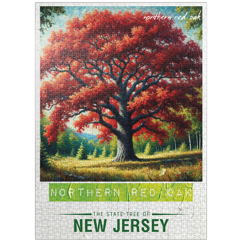 puzzleplate State Trees Series: New Jersey, Northern Red Oak 1000 Jigsaw Puzzle