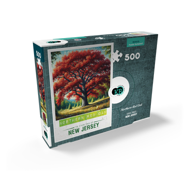 State Trees Series: New Jersey, Northern Red Oak 500 Jigsaw Puzzle box view2