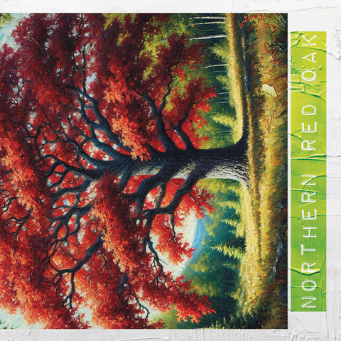 State Trees Series: New Jersey, Northern Red Oak 500 Jigsaw Puzzle 3D Modell