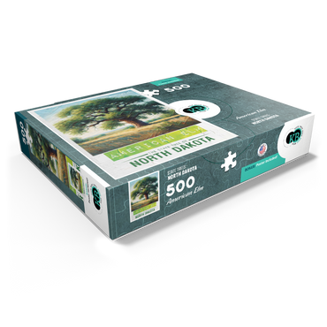 State Trees Series: North Dakota, American Elm 500 Jigsaw Puzzle box view1