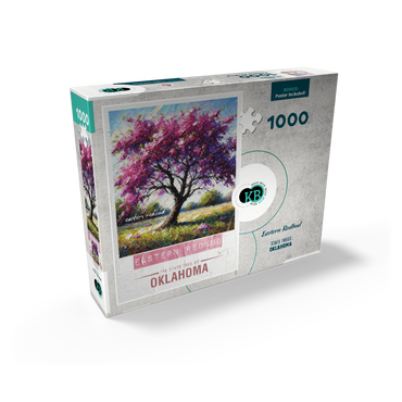 State Trees Series: Oklahoma, Eastern Redbud 1000 Jigsaw Puzzle box view2