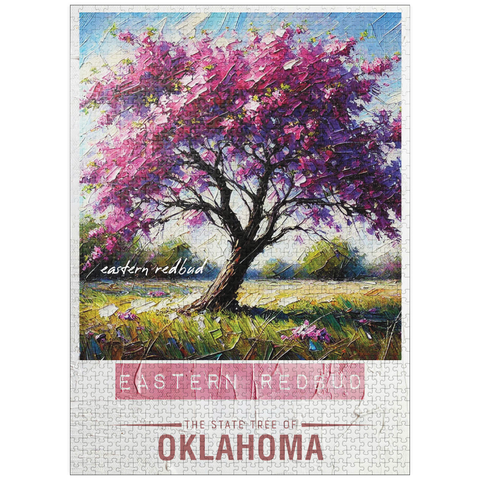 puzzleplate State Trees Series: Oklahoma, Eastern Redbud 1000 Jigsaw Puzzle
