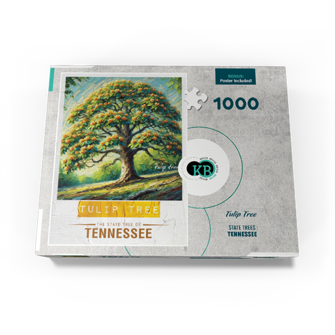 State Trees Series: Tennessee, Tulip Tree 1000 Jigsaw Puzzle box view3
