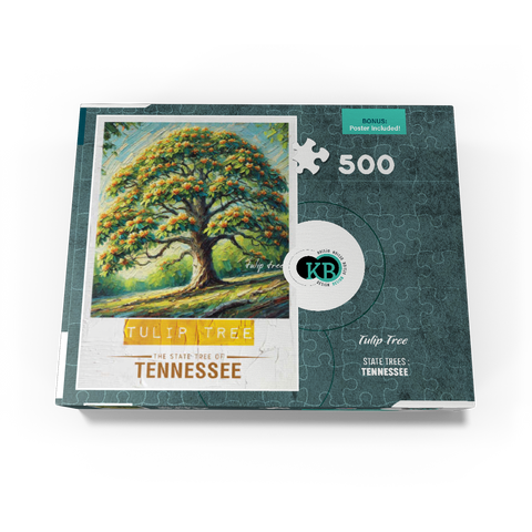 State Trees Series: Tennessee, Tulip Tree 500 Jigsaw Puzzle box view3