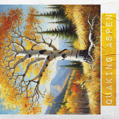State Trees Series: Utah, Quaking Aspen 1000 Jigsaw Puzzle 3D Modell