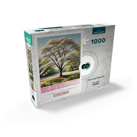 State Trees Series: Virginia, Flowering Dogwood 1000 Jigsaw Puzzle box view2