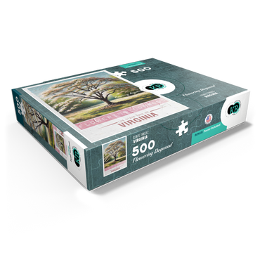 State Trees Series: Virginia, Flowering Dogwood 500 Jigsaw Puzzle box view1