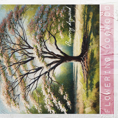 State Trees Series: Virginia, Flowering Dogwood 500 Jigsaw Puzzle 3D Modell