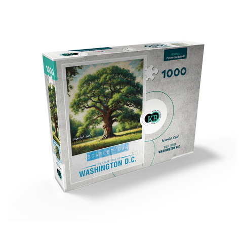 State Trees Series: Washington D.C., Scarlet Oak 1000 Jigsaw Puzzle box view2