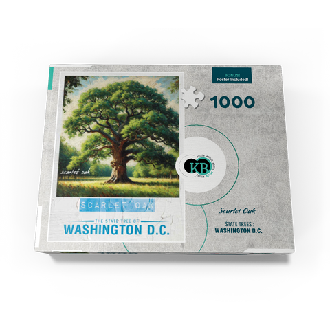 State Trees Series: Washington D.C., Scarlet Oak 1000 Jigsaw Puzzle box view3