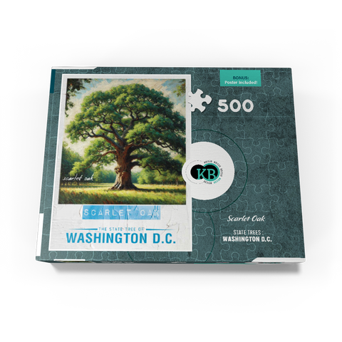 State Trees Series: Washington D.C., Scarlet Oak 500 Jigsaw Puzzle box view3