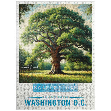 puzzleplate State Trees Series: Washington D.C., Scarlet Oak 500 Jigsaw Puzzle