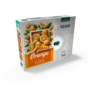 Colorful Fruits: Florida, Orange -State Fruits Series 1000 Jigsaw Puzzle box view2