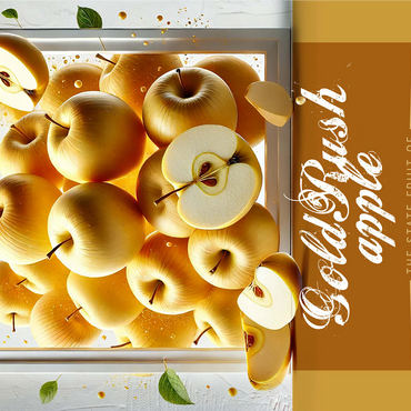 Colorful Fruits: Illinois, GoldRush Apple -State Fruits Series 1000 Jigsaw Puzzle 3D Modell