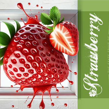 Colorful Fruits: Louisiana, Strawberry -State Fruits Series 1000 Jigsaw Puzzle 3D Modell