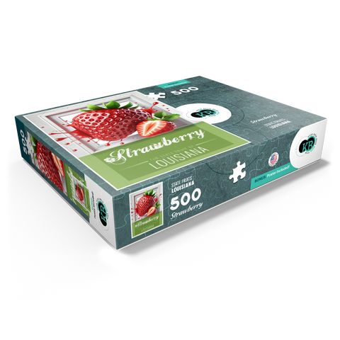 Colorful Fruits: Louisiana, Strawberry -State Fruits Series 500 Jigsaw Puzzle box view1