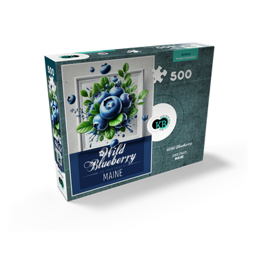 Colorful Fruits: Maine, Wild Blueberry -State Fruits Series 500 Jigsaw Puzzle box view2