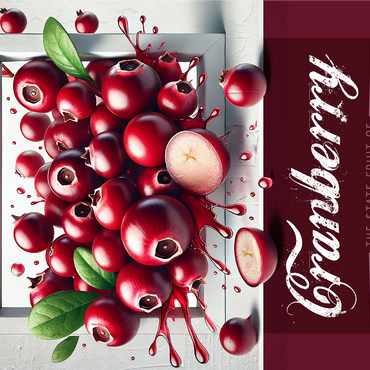 Colorful Fruits: Massachusetts, Cranberry -State Fruits Series 1000 Jigsaw Puzzle 3D Modell