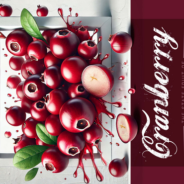 Colorful Fruits: Massachusetts, Cranberry -State Fruits Series 500 Jigsaw Puzzle 3D Modell