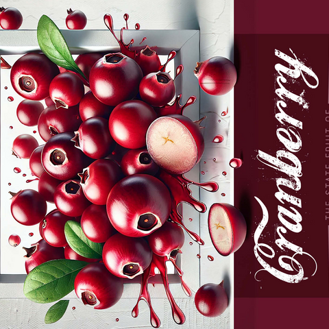 Colorful Fruits: Massachusetts, Cranberry -State Fruits Series 500 Jigsaw Puzzle 3D Modell