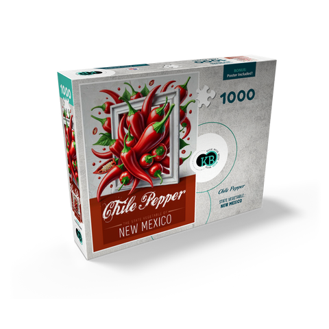Colorful Fruits: New Mexico, Chile Pepper -State Fruits Series 1000 Jigsaw Puzzle box view2