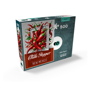 Colorful Fruits: New Mexico, Chile Pepper -State Fruits Series 500 Jigsaw Puzzle box view2