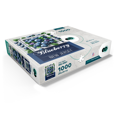 Colorful Fruits: New Jersey, Blueberry -State Fruits Series 1000 Jigsaw Puzzle box view1