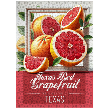 puzzleplate Colorful Fruits: Texas, Red Grapefruit -State Fruits Series 500 Jigsaw Puzzle