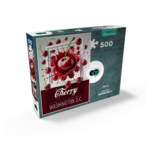 Colorful Fruits: Washington D.C., Cherry -State Fruits Series 500 Jigsaw Puzzle box view2